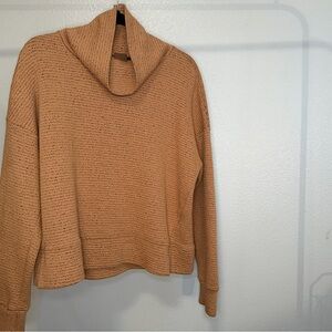 CALIA by Carrie Underwood Cowl Neck Sweater in Tan